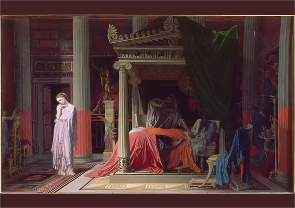 Antiochus and Stratonike, 1840. Artist: Ingres, Jean Auguste Dominique (1780-1867)