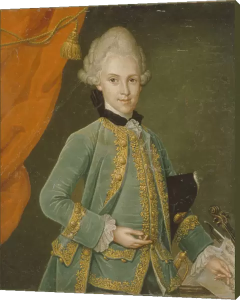 Portrait of Count Karl Gustav von Simolin (1715-1777). Artist: Schorer, Leonhard (1715-1777)