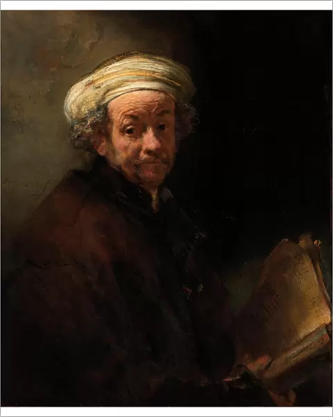 Self Portrait as the Apostle Paul, ca 1661. Artist: Rembrandt van Rhijn (1606-1669)