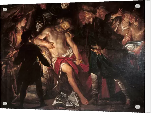 The death of Cato, c. 1640. Artist: Assereto, Gioacchino (1600-1649)