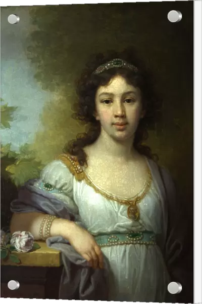Portrait of Varvara Shidlovskaya, 1798. Artist: Borovikovsky, Vladimir Lukich (1757-1825)