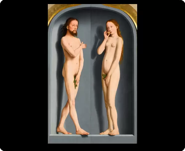 Adam and Eve (Sedano Family Triptych, exterior panels). Artist: David, Gerard (ca. 1460-1523)