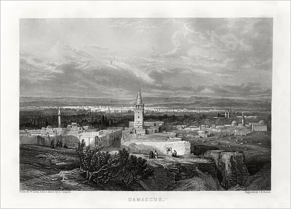 Damascus, Syria, 19th century. Artist: J H Kernot