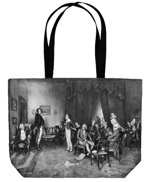 The Meeting of Burns and Scott, c1786, (late 19th century)