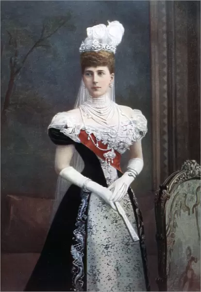 Princess Alexandra of Denmark, late 19th century. Artist: W&D Downey