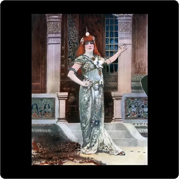 Sarah Bernhardt as Isolde, c1902. Artist: Nadar