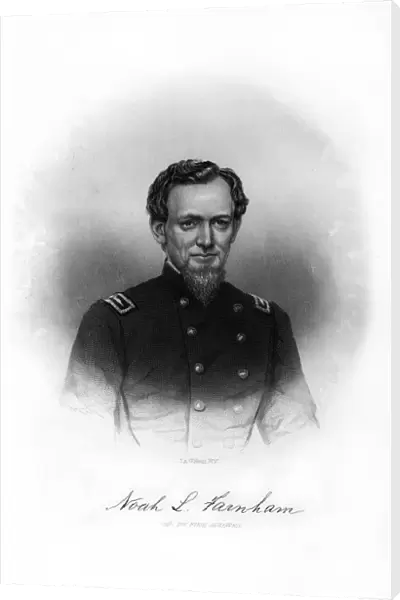Colonel Noah Lane Farnham, American soldier, (1872). Artist: John A O Neill