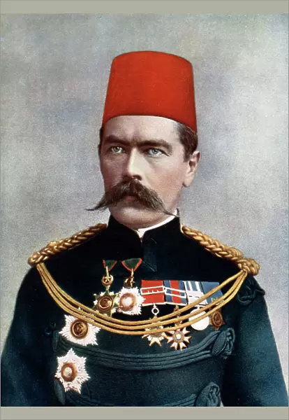 Horatio Herbert Kitchener, 1st Earl Kitchener, British Field Marshal, diplomat and statesman, 1902. Artist: G Lekegian