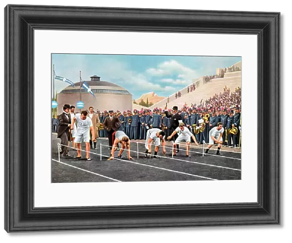 100 metres sprint race at the Olympic Games, Athens, 1896, (1936)