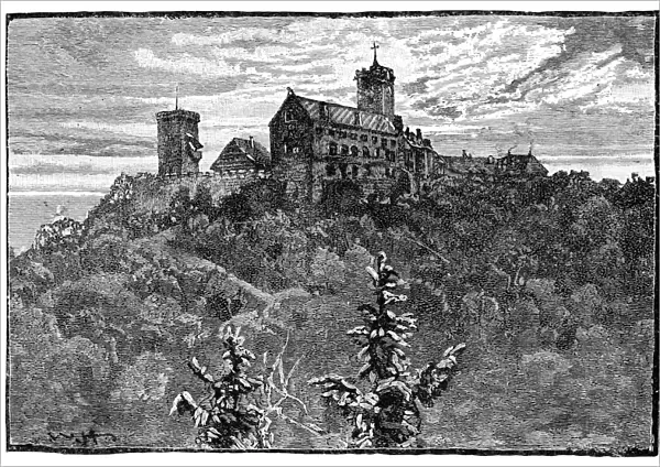 The Castle of Wartburg, 1900