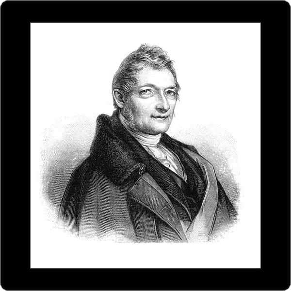 Franz Xaver Gabelsberger, German inventor of Gabelsberger shorthand, (1900)