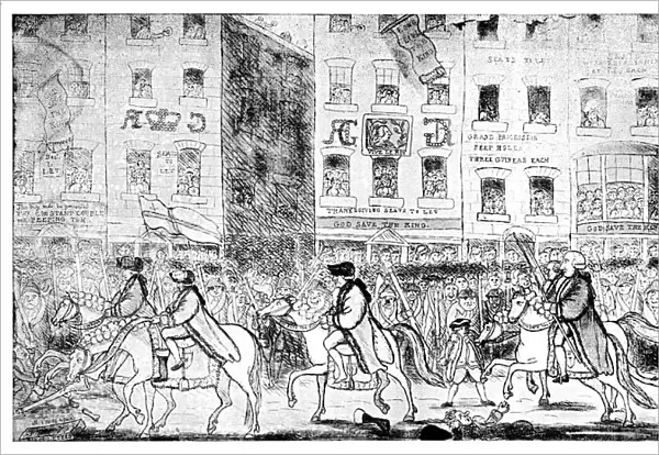 City Horsemanship or Procession to St Paul s, 1789
