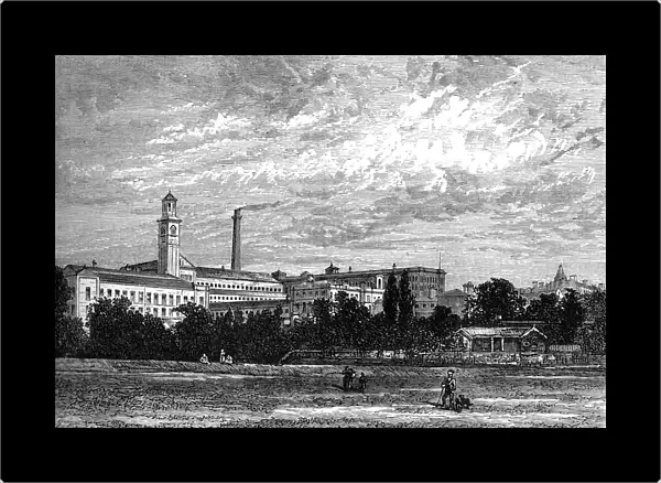 Saltaire works, c1880