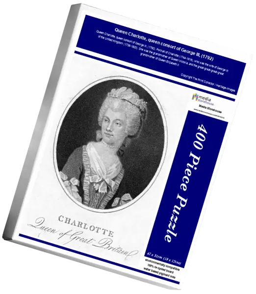 Queen Charlotte, queen consort of George III, (1792)