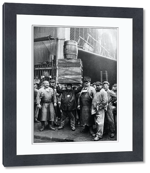 Porters at the Central Market, Paris, 1931. Artist: Ernest Flammarion