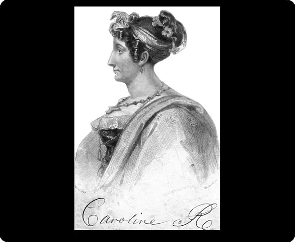 Caroline of Brunswick, queen consort of King George IV, 19th century. Artist: Woolnoth