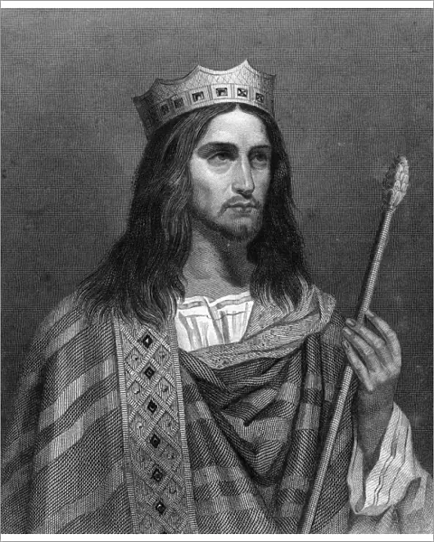 Clovis II, King of Neustria and Burgundy, (19th century). Artist: G Levy