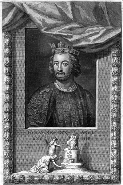 King John of England, (18th century). Artist: George Vertue