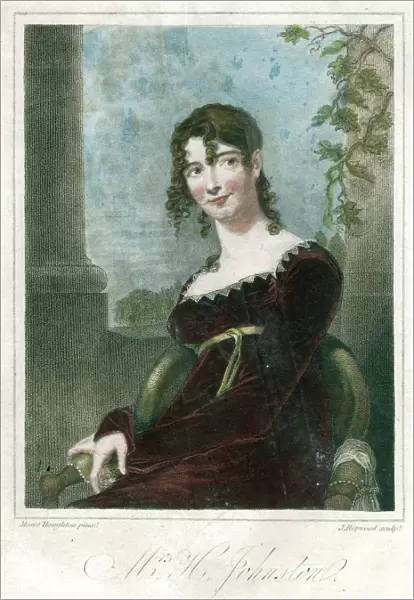 Mrs H Johnston, 1818. Artist: Moses Haughton
