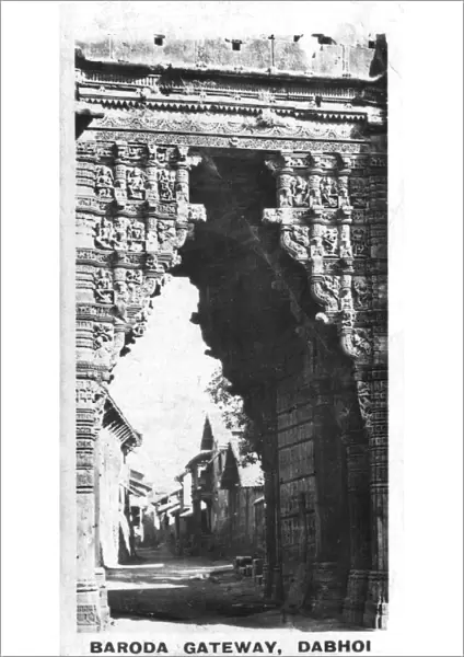 Baroda Gateway, Dabhoi, Gujarat, India, c1925