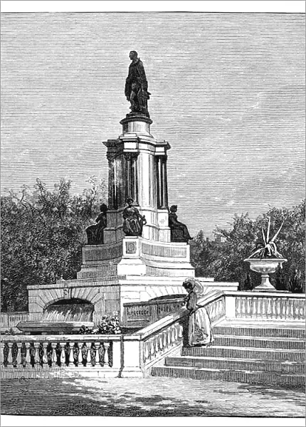 Statue of Prince Albert, Memorial of the Great Exhibition, London, late 19th century