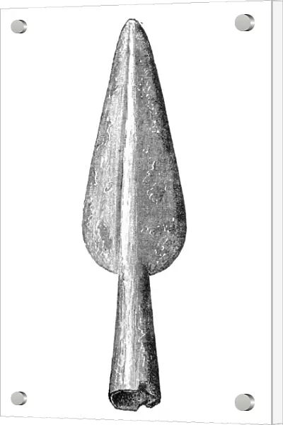 Spearhead from Homblieres, Aisne, France, 1893