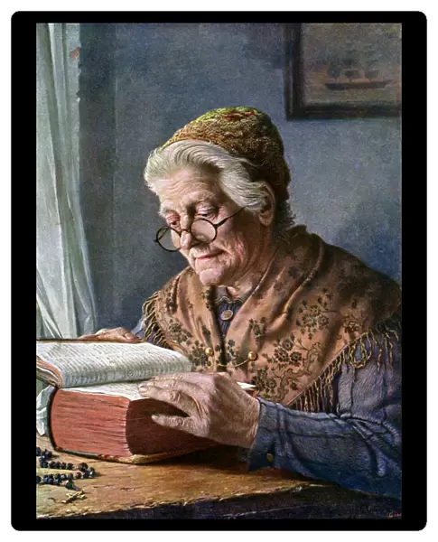 The Family Bible, 1902-1903. Artist: Frederick Jasper