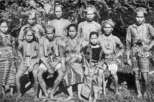 Philippine islanders in fete-day costume, 1926