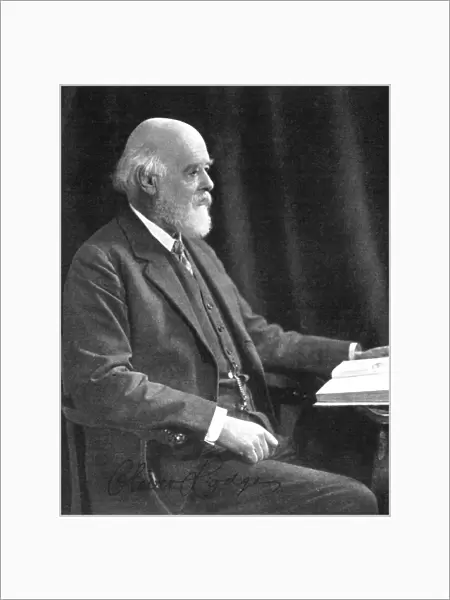 Sir Oliver Joseph Lodge (1851-1940), English physicist and writer, early 20th century