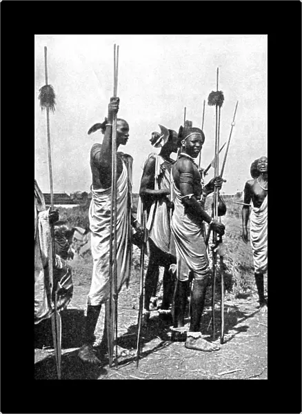People of the Shilluk (Chollo), Sudan, Africa, 1936. Artist: Major R Whitbread