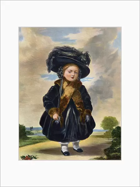 Queen Victoria (1819-1901) aged four years old, 19th century. Artist: Eyre & Spottiswoode