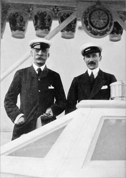 Count Benckendorff and Lord Errington, 1908. Artist: Queen Alexandra