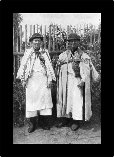 Two men from Krupina, Slovakia, 1922. Artist: Dr V Sixta
