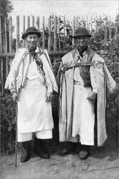 Two men from Krupina, Slovakia, 1922. Artist: Dr V Sixta