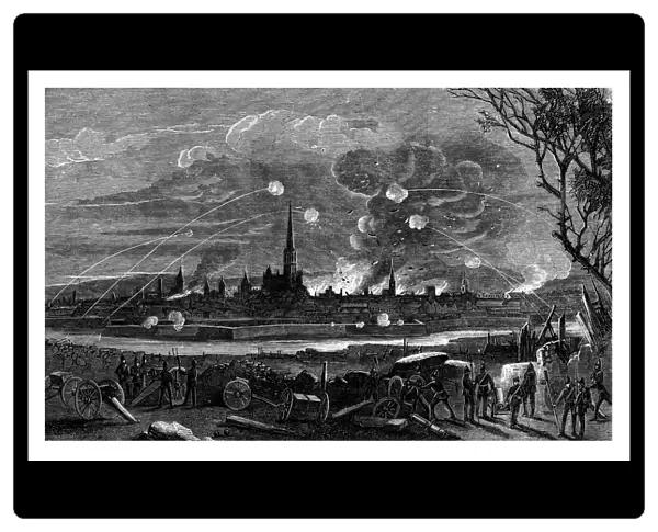 The bombardment of Strasburg, France, 1875