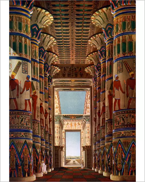 Hall of Columns, Karnak, Egypt, 1908-1909