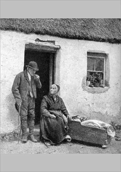 Waiting for the doctor in remote Galway, Ireland, 1922. Artist: AW Cutler