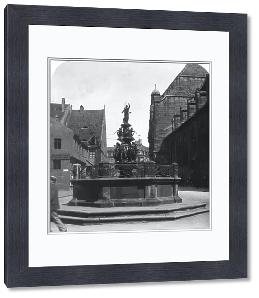 Tugendbrunnen, Nuremberg, Bavaria, Germany, c1900. Artist: Wurthle & Sons