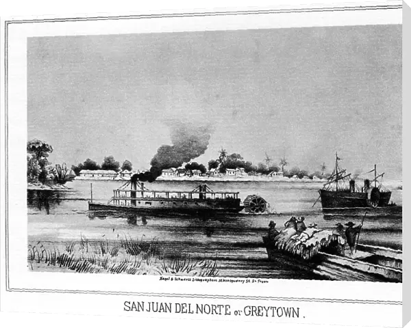San Juan del Norte (Greytown), California, 19th century (1937). Artist: Nagel & Schwartz