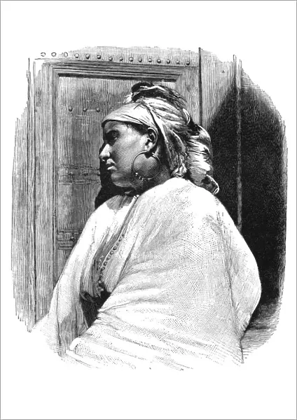 An Arab woman from Tangier, Morocco, 1895. Artist: Henri Thiriat