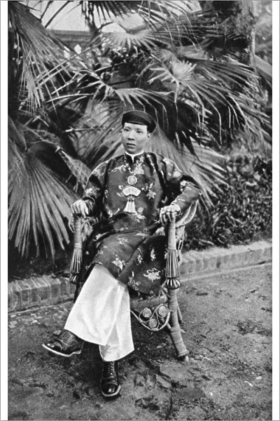 Emperor Khai Dinh (1885-1925), 12th Emperor of the Nguyen Dynasty, Annam, Vietnam, 1922