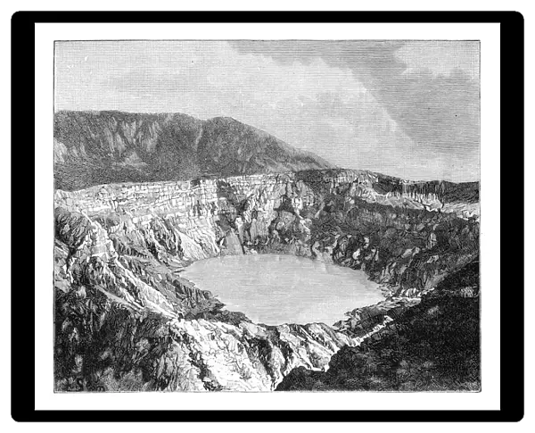 One of the Three Craters of Poas, c1890