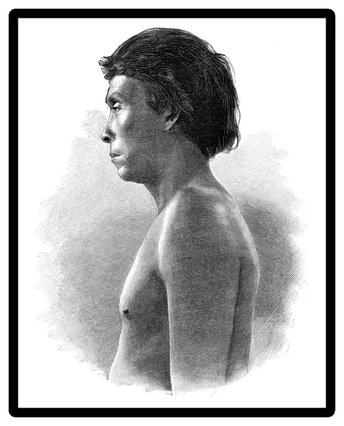 Guatsu Indian, Central America, c1890. Artist: Henri Thiriat