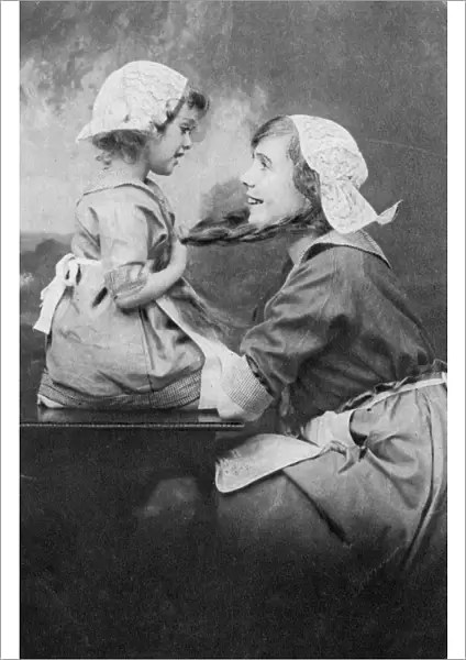 Mother and daughter, early 20th century