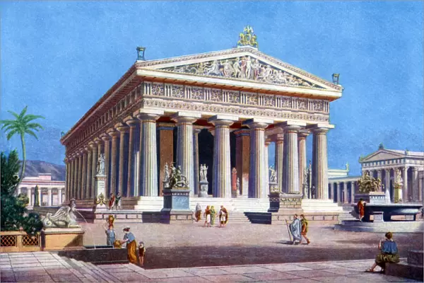 The Temple of Poseidon, Paestum (Pesto), Italy, 1933-1934