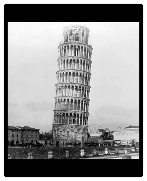 The Leaning Tower of Pisa, Italy, 1892