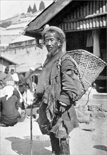 A native of Darjeeling, West Bengal, India, c1910