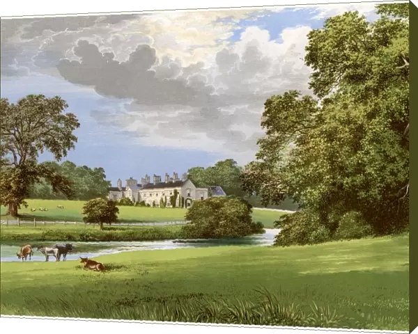 Castle MacGarrett, County Mayo, Ireland, home of Lord Oranmore, c1880