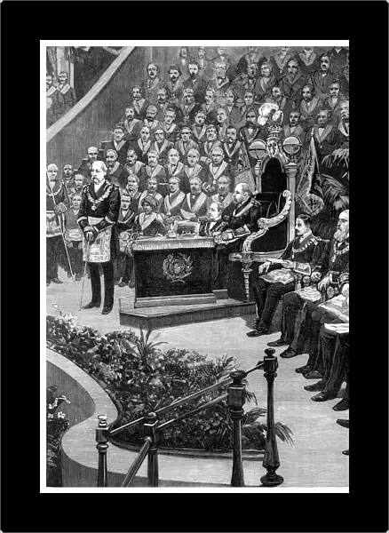 Grand Masonic gathering, 1887