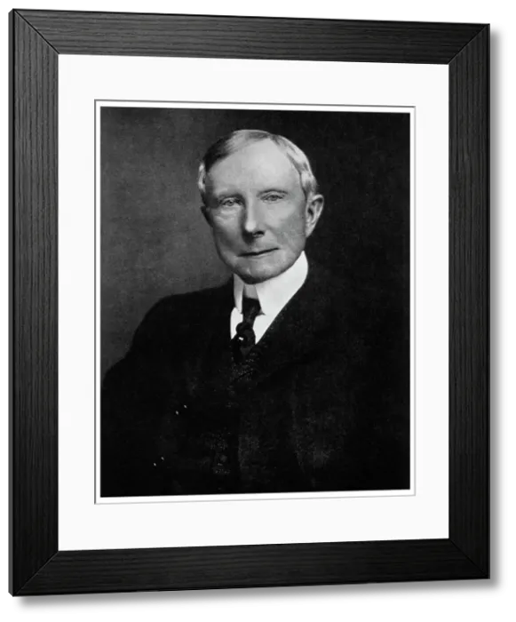 Framed Print : John D Rockefeller, American Industrialist Print Framed Print : John D Rockefeller, American Industrialist Print
